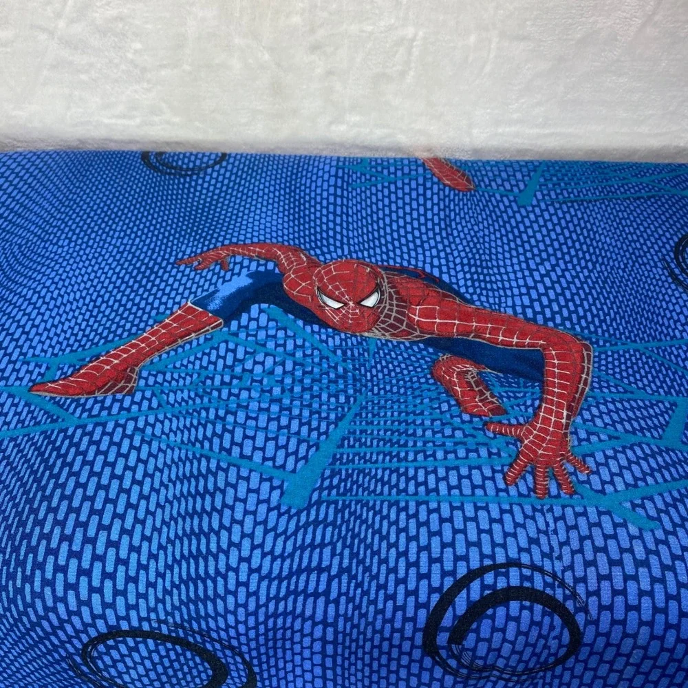 Spider Man Twin Flat‎ Sheet & Pillowcase Superhero Kids Bedding